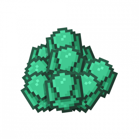 A stylized representation of a crystal